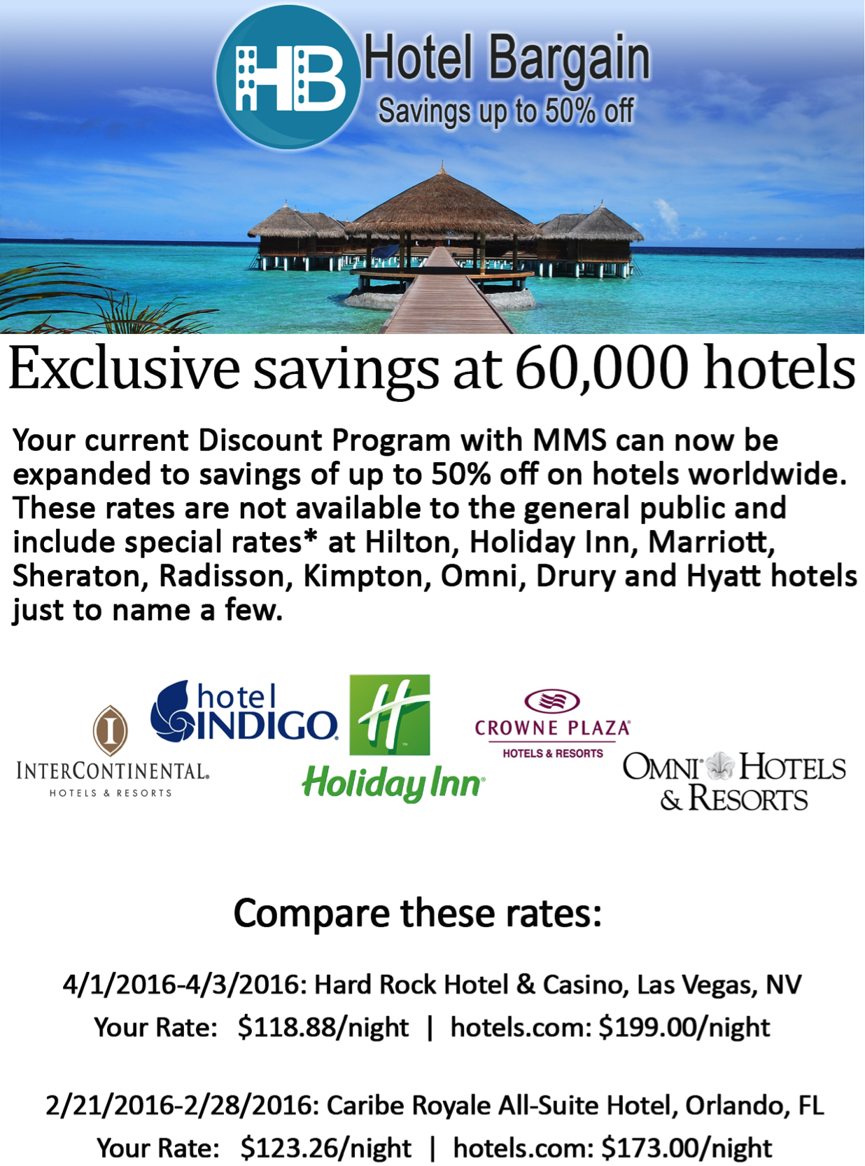Hotel Bargains info