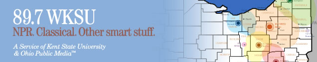 89.7 FM WKSU banner